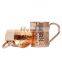New Promotion Durable Stainless Steel Copper Mugs Set Of 2