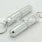 78*14mm Waterproof Aluminium Alloy Toothpick Holder Box Metal Pill Case with Key Ring