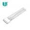 H type UVC bulb 18W tube uv lamp 254nm for vending machines sterilization CE 2g11 socket