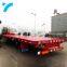 Low price new products container truck trailer 3 axle trailer flatbed 50 ton flatbed semi trailer 3 axle