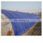 Blue durable polyethylene fabric cover for materials