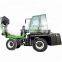 Moving concrete mixer