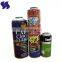 Metal Tinplate Canister Round Shape Bottles Fuji Printing