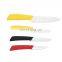 Creative style coating handle ceramic kitchen knife with coating blade