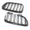 ABS Dual-slat Front Grille Glossy Black Grill For BMW 6 Series F06 F12 F13 2012 - IN