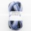 Space dyed acrylic and nylon blend 12 ply fancy air yarn for hand knitting