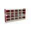 three shaped Fireproof shelf bookshelf for kids on sale