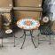 metal outdoor folding table coffer table round table