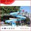 Aqua Park Equipment Fiberglass Rainbow-Colored Pool Slide