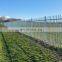 Good Quality Euro Fencing Suppliers White and Black 7FT 3 Rails Tubular Steel Fence for Sale