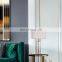 Newest High End Design Gold Metal Crystal Column Table Lamp For Restaurant Villa Home Bedroom