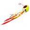 60g 80g 100g 120g 150g 200g  metal slow jig head with rubber skirts and assist hooks luminous glow lead jigging lure