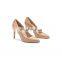 Brown ankle wrap high heels high quality women fashion design sandals shoes
