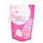 Customized Newest Material Velvet Texture Smooth Feels Laminate Film Matte Plastic Packaging Soft Touch Mylar Bags