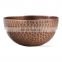 copper gold plated metal bowl