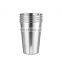 12 Ounce Stainless Steel Cups Metal Pint Cups Shatterproof Drinking Glasses for Kids or Adults