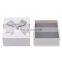 Factory wholesale custom bowknot white color  ring necklace  box  jewelry  gift box