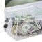 acrylic charity box with treat compartment and removable header donation box