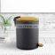 Household indoor 3L 5L 12L stainless steel waste bin kitchen office bathroom trash can with special round strong pedal bin