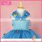 Court style handmade girls dress with butterfly paillette decoration