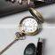GOHUOS Copper Unique Vintage Womens Men Quartz Wrist Watches Steampunk Old Pocket Watch