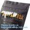 Slide Zipper Top Pouch Bags, Glossy, Matte, UV, Foil Stamping, Food Beverage Packaging, CMYK Pantone