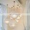 3D Globe Ball Pendant Lamp Modern Design Moon Chandelier Personality Bedroom Bedside Ceiling Hanging Light