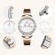 SHENGKE K0111L Diamond Quartz Wrist Watch Woman Luxury Timepieces SK