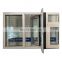 All weather glass windows and doors thermal break aluminum casement window with double tempered glass