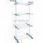 Three-layer drying rack  floor-to-ceiling mobile plastic folding towel rack indoor wing-shaped towel rack