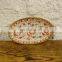 Best Price Wholesale 2023 Rattan Ceramic Tray, Hig Quality Serving Trays Natural Tray Basket for Breakfast Wholesale