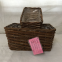 Brown Color Multifunctional Durable Willow Basket For Storage