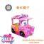 Guangdong Zhongshan Tai Le play children's indoor and outdoor video games coin-operated self-service rocking car rocking machine glass steel game screen large rocking car pink hat