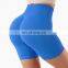 Summer New Solid Color Seamless Scrunch Butt Short Leggings Women Tiktok Yoga Shorts Workout Running Wear High Waist Pants