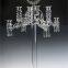 Wholesale Crystal Column Flower Stand Chandelier Candelabra Table Centerpiece For Wedding Decoration