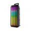 ZQS8232 active 40W power dual 8 inch speaker wireless bass sound party speaker with colorful lights