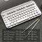 75 Keys Ergonomic Design Pudding Keycaps Portable Typewriter Retro Wireless Keyboard with 2.4ghz Receiver Desktop Keyboards