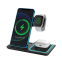 Factory Wholesale 15W Wireless Charger Station for Iphone Samsung Iwatch Earphone Portable Charging 3 in 1 Wireless Charger Dock