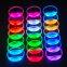 4-Lichter-LED-Veranstaltungsarmb?nder mit individueller Drucklegung, DMX-Fernsteuerung, LED-Armband für Konzerte