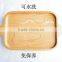 Cheap natural color food serving storage wooden trays