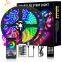 RGB Strip Light Music Sync BT Control Flexible Ribbon LED 5050 Led Tape Light for Room Party Decoration TV Backlight