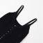 Spring new European and American style round neck women's design sense niche temperament suspender knitted sweater