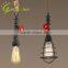 Loft Retro DIY Industrial Water Pipe Metal Pendant Lights Lamps Quality Choice