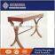 public area furniture / hotel lobby furniture modern/French Marble top golden leaf console table JD-XG-016