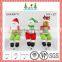 Red and green plush christmas sitting ornament