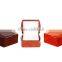 custom different style wooden gift watch ring earring display jewelry box lacquer finish W1146