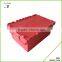 Nesting plastic moving box plastic storage box with lid
