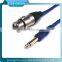 XLR 1/4" STEREO Professional Microphone PA Audio Cable Cord 3pin Cannon to 6.35mm Cable