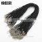 45cm+5cm 18'' Black Rubber Chain Quality Cord String Strap Choker Necklace DIY Fashion Jewelry
