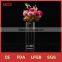 New model wholesale cylinder clear wedding glass vase
